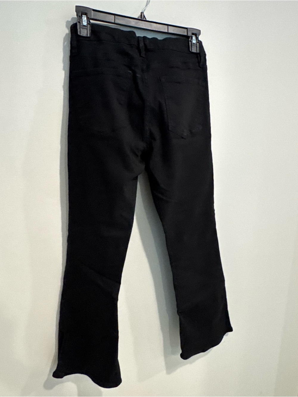 Frame Women’s Black Le Crop Mini Boot Cut Jeans - Like New Size 27 - Picture 2 of 3